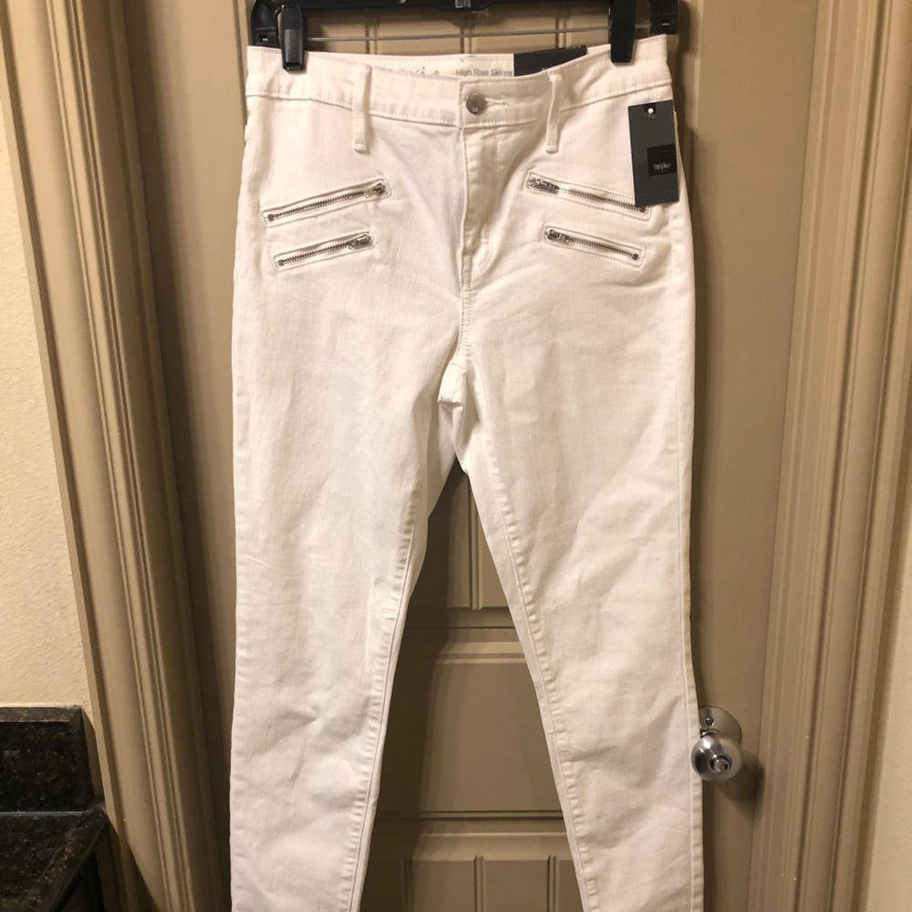 NWT white skinny jeans